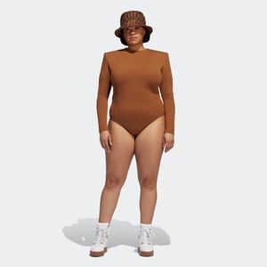 Plus Size Adidas Ivy Park Bodysuit With Shoulder Pads
